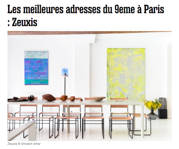 Zeuxis galerie d'art dans A nous paris