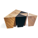 Tabouret Thorus-Chestnut-Black