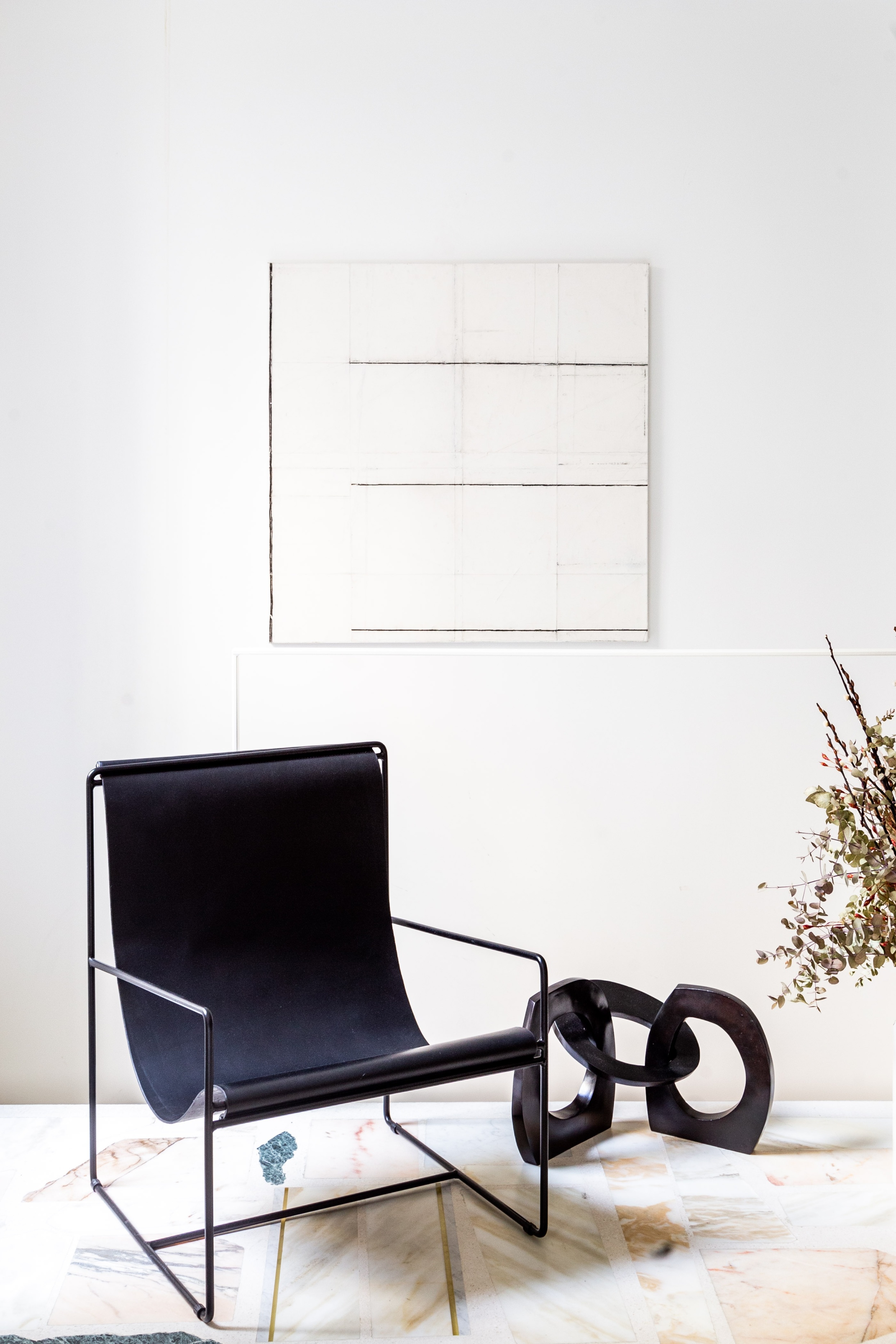 Simple - Armchair leather - Amelie & Mickael Koska