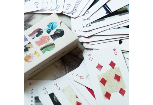 Un jeu de cartes par Amelie maison d'art et ses artistes 