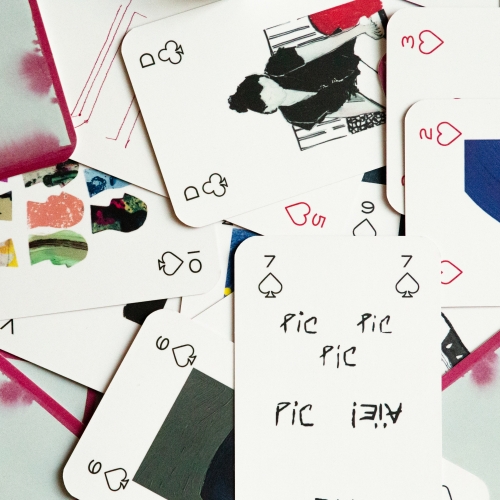 A card game by Amelie maison d'art and her artists