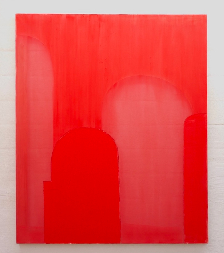 'Arch series' - Composition of red variations II