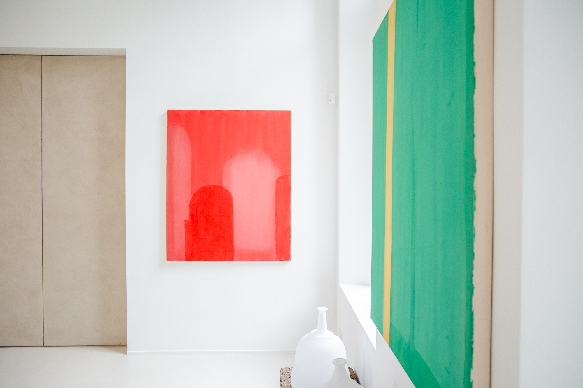 'Arch series' - Composition of red variations II