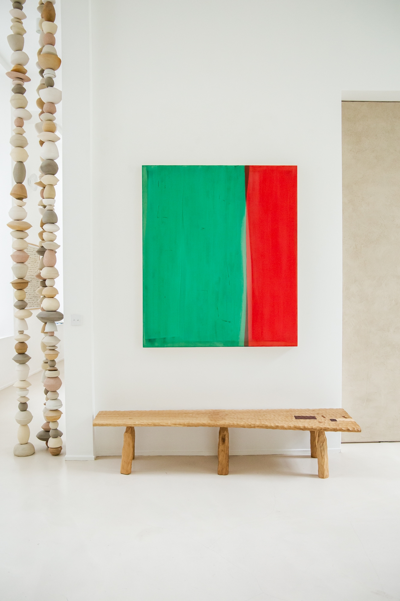 Vertical composition of Green - Red