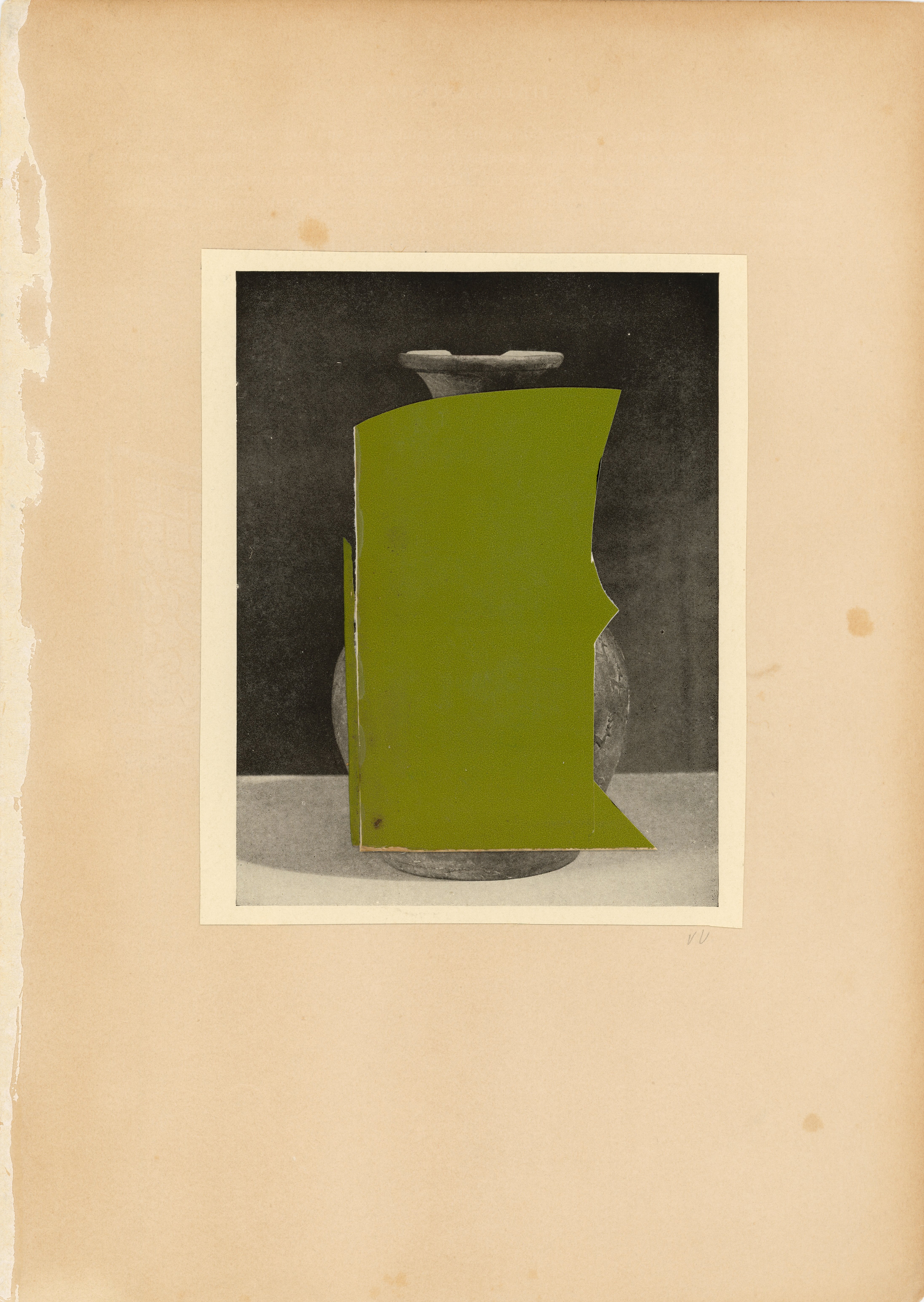 Green vase