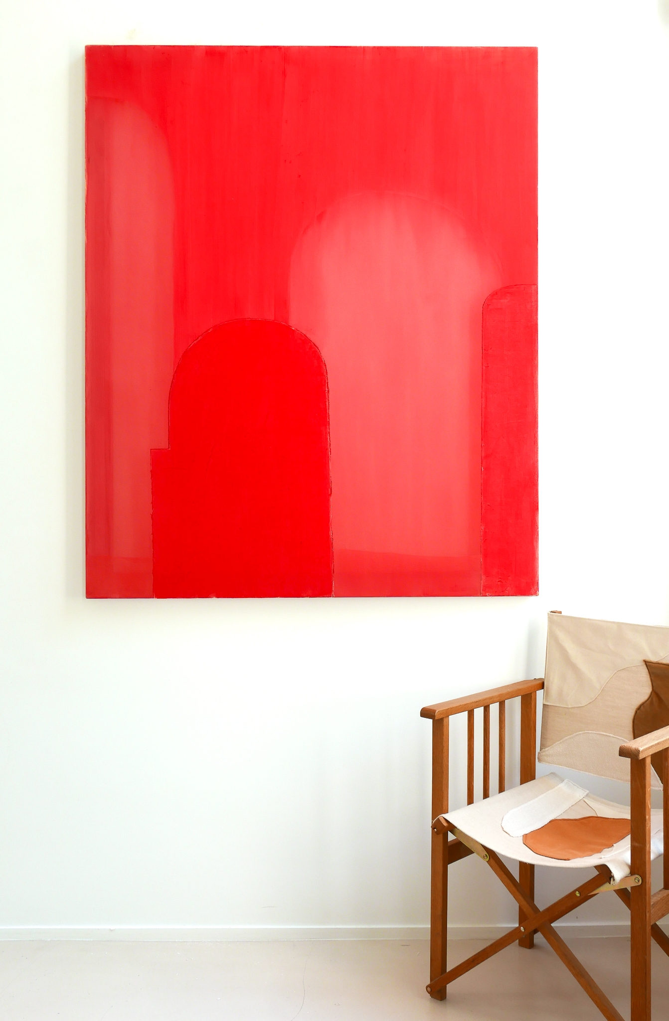 'Arch series' - Composition of red variations II