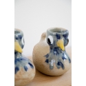 2 bird vases